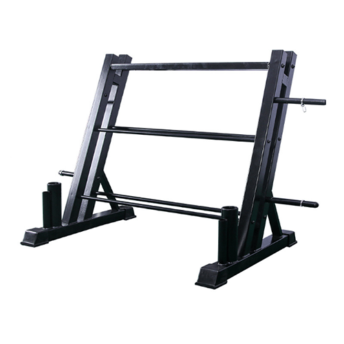 Dumbbell Rack with Bar & Plate Holders